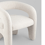 Кресло дизайнерское для лаунж зоны жемчужного цвета Pearl Lounge варинант исполнения - 4 | Loft Concept в Кирове