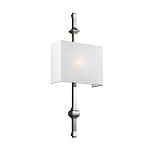 Бра с прямоугольным тканевым абажуром белого цвета Feiss варинант исполнения - 1 | Loft Concept в Кирове