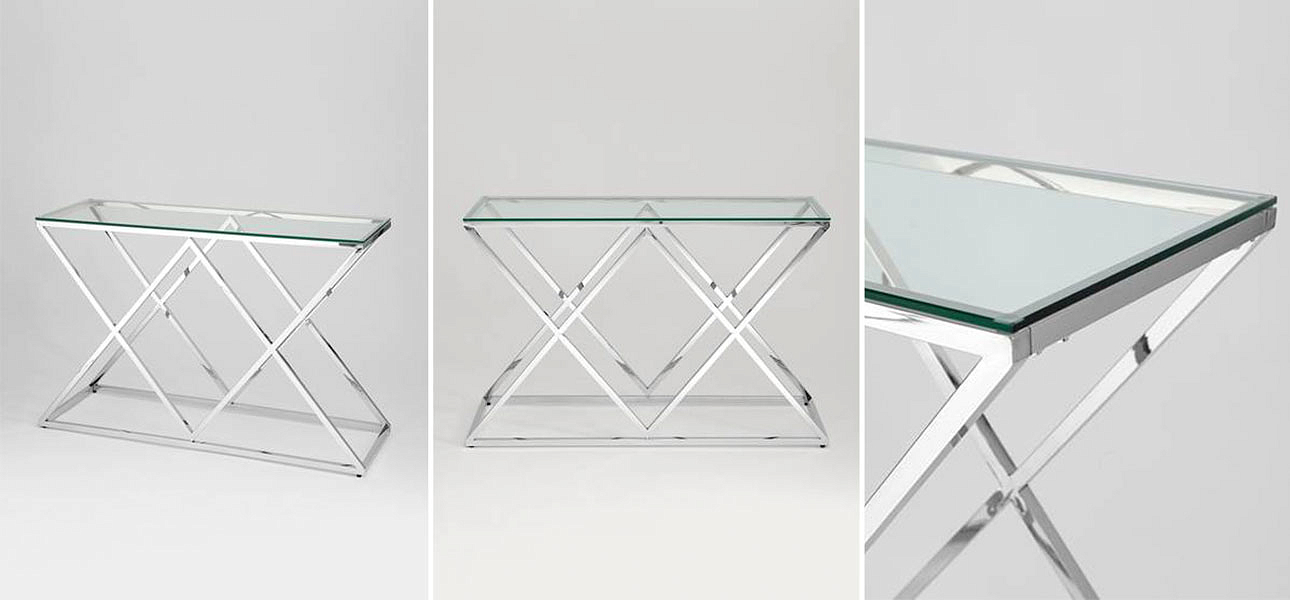 Консоль Geometry Rhombus Silver Консоль Geometry Rhombus Silver - Loft-Concept в Кирове