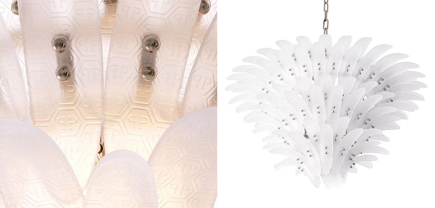 Люстра Philipp Plein Chandelier Bel Air L Белая Люстра Philipp Plein Chandelier Bel Air L Белая - Loft-Concept в Кирове