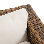 Трехместный садовый диван из плетеного пластика Matteo варинант исполнения - 2 | Loft Concept в Кирове