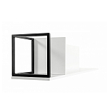 Полка навесная белая открытая Strict Lines  варинант исполнения - 4 | Loft Concept в Кирове