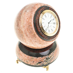 Часы настольные в виде шара из натурального камня Ball Stone Clock варинант исполнения - 2 | Loft Concept в Кирове