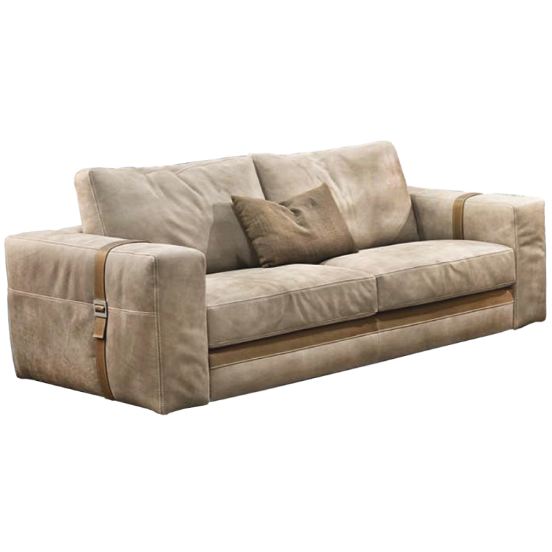 Диван ARGO  натуральная кожа Бежевый в Кирове | Loft Concept 