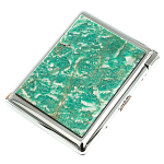 Портсигар с газовой зажигалкой из натурального камня Амазонит Stone Cigarettes Cases варинант исполнения - 6 | Loft Concept в Кирове