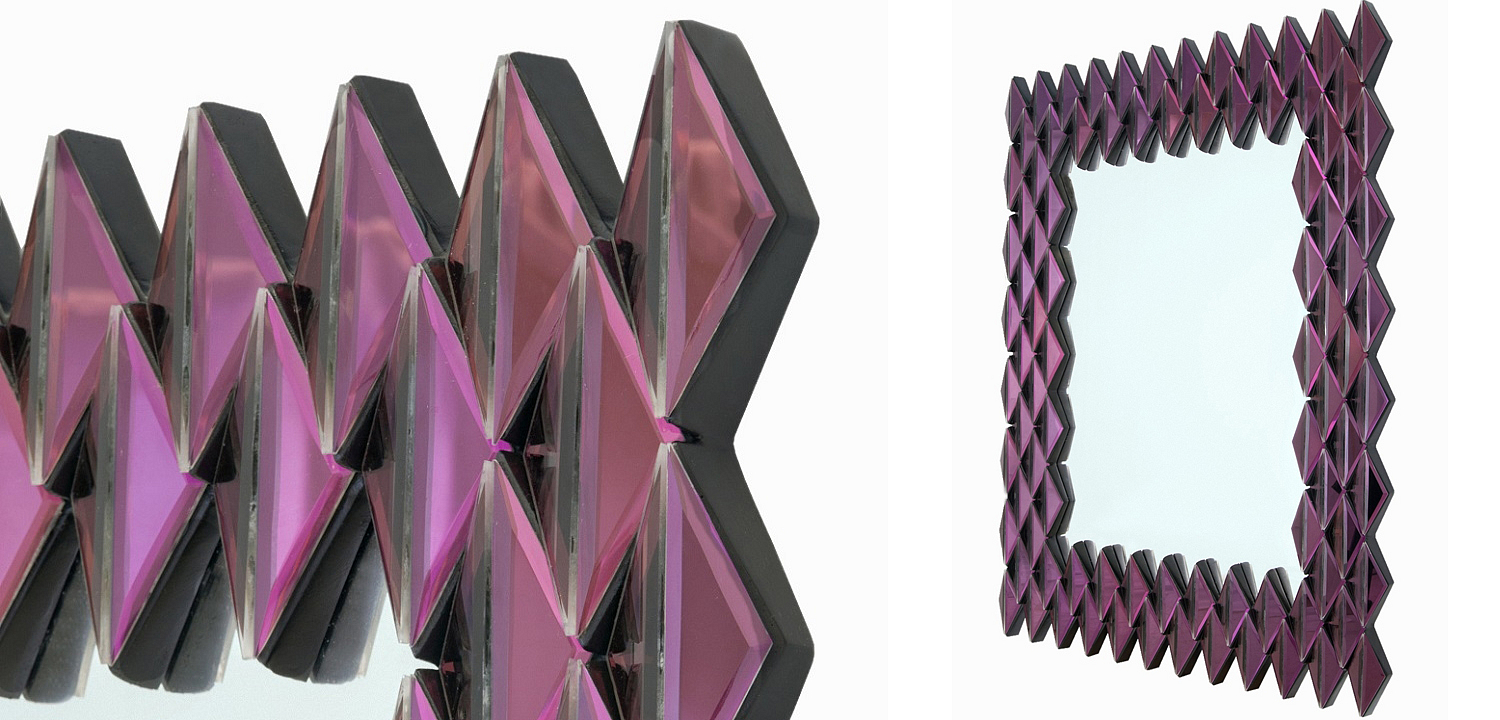 Зеркало Purple Rhombuses Mirror Зеркало Purple Rhombuses Mirror - Loft-Concept в Кирове