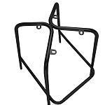 Барный стул со спинкой и подлокотниками на 4-х металлических ножках Douglas Rhombus Серый Велюр варинант исполнения - 6 | Loft Concept в Кирове