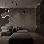 Гипсовая 3D Панель M-52 варинант исполнения - 1 | Loft Concept в Кирове