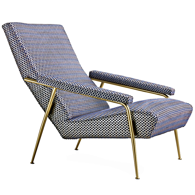 Дизайнерское кресло с подлокотниками Gio Ponti D.153.1 Armchair Золотой Мульти Дизайнерское кресло с подлокотниками Gio Ponti D.153.1 Armchair Золотой Мульти в Кирове | Loft Concept