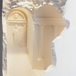 Встраиваемый в стену гипсовый светильник под покраску в античном стиле Antiquity Athena варинант исполнения - 9 | Loft Concept в Кирове