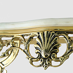 Консоль из бронзы с мраморной столешницей Bronze De Console варинант исполнения - 1 | Loft Concept в Кирове