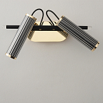 Бра с двумя цилиндрическими плафонами на магнитном креплении Bronze Concert варинант исполнения - 3 | Loft Concept в Кирове