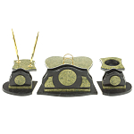 Настольный письменный набор из змеевика из 7-ми элементов Successful Leader варинант исполнения - 3 | Loft Concept в Кирове