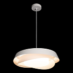 Подвесной светильник круглый белого цвета из металла Vita Cuna варинант исполнения - 4 | Loft Concept в Кирове