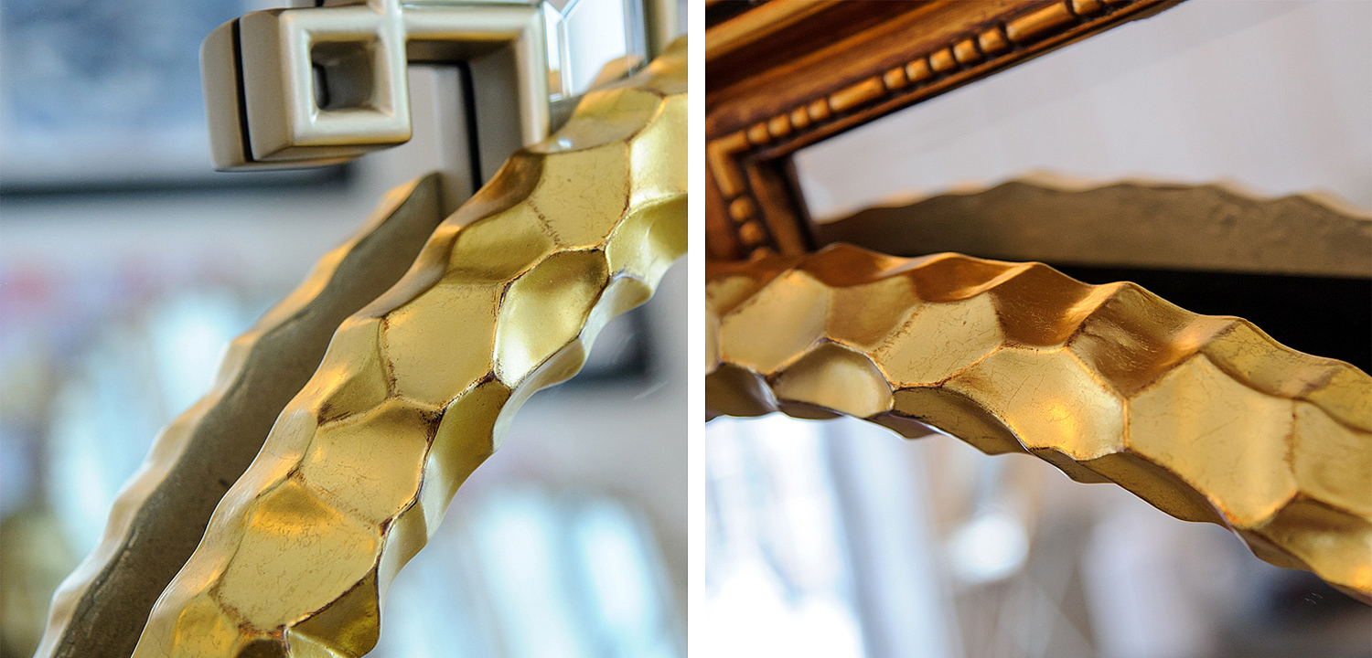 Зеркало Reginald Mirror round gold Зеркало Reginald Mirror round gold - Loft-Concept в Кирове