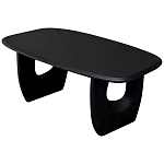 Кофейный стол из массива акации Veras Coffee Table Black варинант исполнения - 1 | Loft Concept в Кирове