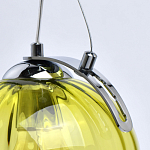 Люстра линейная с 5-ю разноцветными стеклянными плафонами Kaleido варинант исполнения - 9 | Loft Concept в Кирове