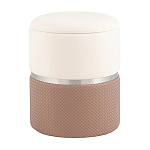 Пуф Mauldine с ящиком светло-коричневый с экокожей варинант исполнения - 1 | Loft Concept в Кирове