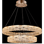 Люстра на 2 кольца с текстурной огранкой Reflection of Reality варинант исполнения - 5 | Loft Concept в Кирове