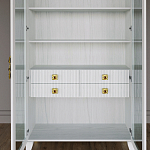 Дизайнерский шкаф витрина Elsa Dreams White с 4-мя ящиками варинант исполнения - 6 | Loft Concept в Кирове