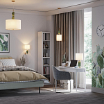 Настольная лампа с декором в виде кактуса из керамики Opuntia варинант исполнения - 5 | Loft Concept в Кирове