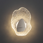 Бра с рельефным волнообразным стеклянным плафоном и вставкой из мрамора Liquid Stone варинант исполнения - 9 | Loft Concept в Кирове