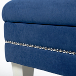 Мягкая банкетка с зоной для хранения Casket Blue варинант исполнения - 3 | Loft Concept в Кирове