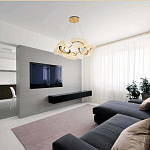 Люстра подвесная с 6-ю круглыми светодиодными лампами Catcher варинант исполнения - 2 | Loft Concept в Кирове