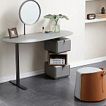 Консоль с зеркалом и  3-мя вращающимися ящиками Eloida варинант исполнения - 5 | Loft Concept в Кирове