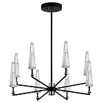 Люстра с прозрачными плафонами из стекла Umbrella варинант исполнения - 1 | Loft Concept в Кирове