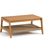 Стол журнальный для сада из акации Breathe Nature варинант исполнения - 1 | Loft Concept в Кирове