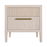 Прикроватная Тумбочка Primo с двумя ящиками Светлый дуб варинант исполнения - 7 | Loft Concept в Кирове