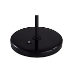 Настольная лампа черного цвета с круглым основанием и длинным прямым плафоном Trumpet tube варинант исполнения - 3 | Loft Concept в Кирове