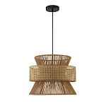 Подвесной светильник с абажуром из натуральных материалов Light Inside the Cell варинант исполнения - 3 | Loft Concept в Кирове