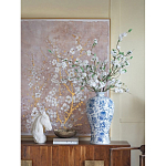 Ваза фарфоровая высокая с синими цветочными мотивами Independence варинант исполнения - 4 | Loft Concept в Кирове