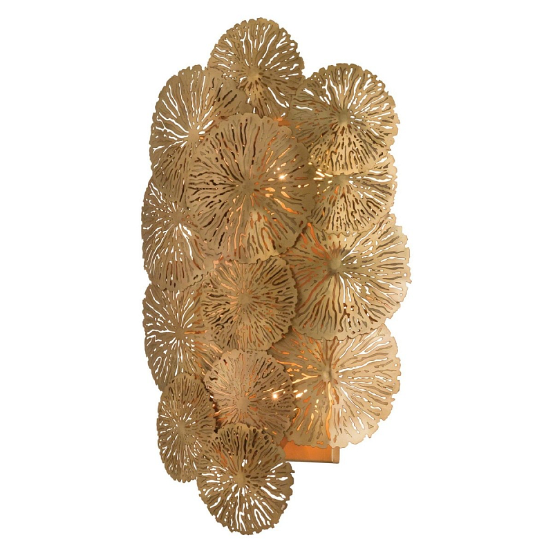 Бра GLOBAL VIEWS LILY PAD WALL SCONCE Золотой Бра GLOBAL VIEWS LILY PAD WALL SCONCE Золотой в Кирове | Loft Concept