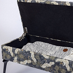 Банкетка с принтом из журавлей Crane варинант исполнения - 5 | Loft Concept в Кирове