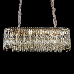 Люстра овальная с хрустальными подвесками Roul Crystal Light варинант исполнения - 2 | Loft Concept в Кирове