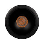 Встраиваемый спот светодиодный круглый черного цвета с углублением Ombra Lux  варинант исполнения - 2 | Loft Concept в Кирове