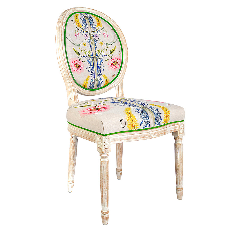 Стул Flower Waltz Stool Бежевый Мульти в Кирове | Loft Concept 