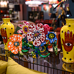 Декоративная статуэтка Yayoi Kusama Flowers that Bloom at Midnight Orange варинант исполнения - 3 | Loft Concept в Кирове