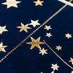 Обои с вышивкой ручной работы Cosmos Original colourway on velvet варинант исполнения - 4 | Loft Concept в Кирове