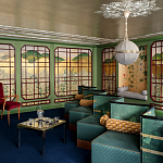 Обои ручная роспись The Plain of Musashi Original colourway on painted Xuan paper with gold ombre варинант исполнения - 1 | Loft Concept в Кирове