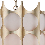 Подвесной светильник в форме цилиндра с фактурным серебряным каркасом и тканевым абажуром Silver Honeycomb варинант исполнения - 2 | Loft Concept в Кирове