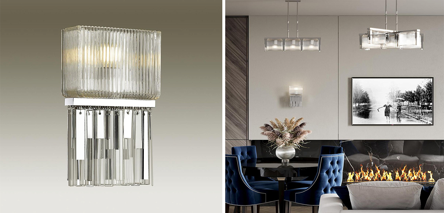 Бра Madelen Chrome Wall Lamp Бра Madelen Chrome Wall Lamp - Loft-Concept в Кирове