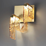 Бра волнистой формы из фактурного стекла Wave варинант исполнения - 7 | Loft Concept в Кирове