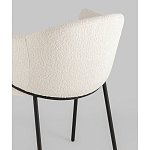 Стул Brace букле белый варинант исполнения - 3 | Loft Concept в Кирове