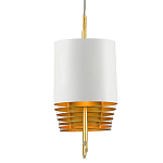 Люстра прямоугольная с белыми цилиндрическими абажурами White Ribbon варинант исполнения - 1 | Loft Concept в Кирове