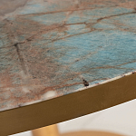 Стол обеденный круглый на золотистом основании Status Model варинант исполнения - 2 | Loft Concept в Кирове