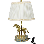 Настольная лампа из фарфора Лошадь Frodi варинант исполнения - 2 | Loft Concept в Кирове